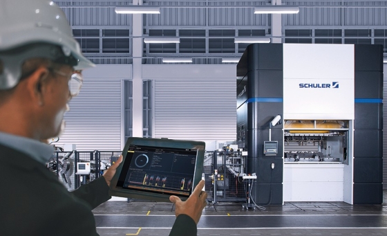 Schuler also offers digital solutions for increasing productivity and availability